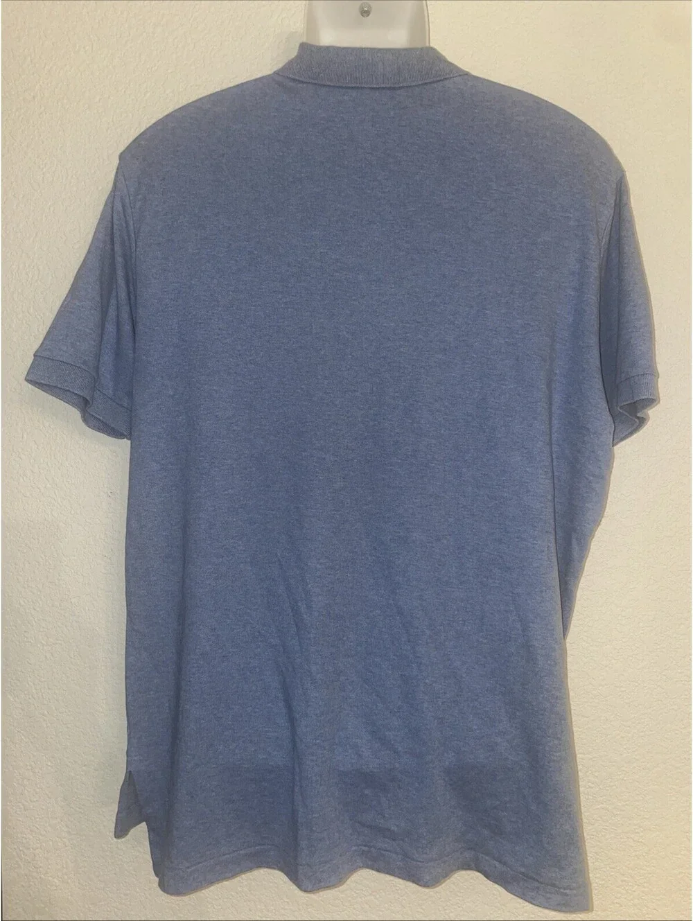 Polo by Ralph Lauren Shirt Mens Large Blue Casual Short Sleeve Pink Pony Soft